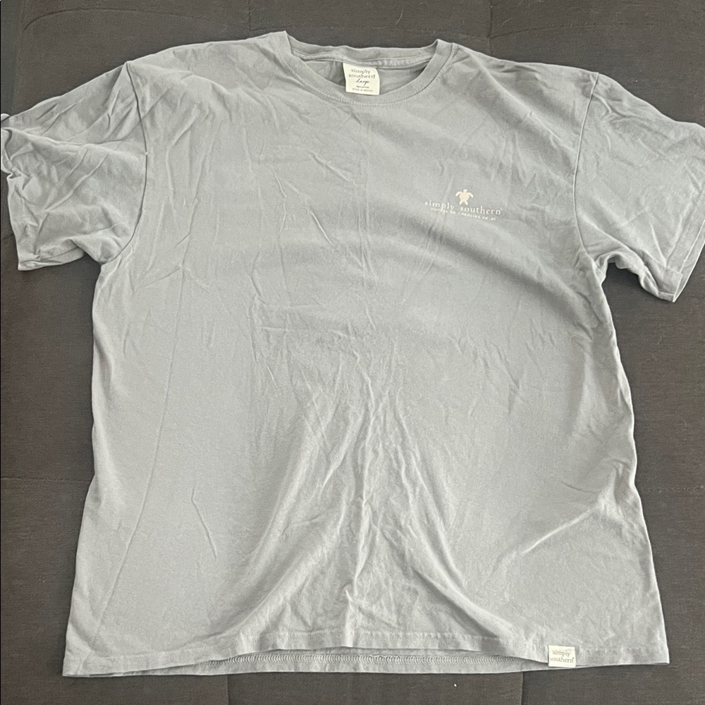 Simply Southern Light Gray Short Sleeve Tee